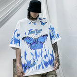 "Fly Away" Men Women Oversized Graphic T-Shirt Daulet Apparel