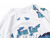 "Fly Away" Men Women Oversized Graphic T-Shirt Daulet Apparel