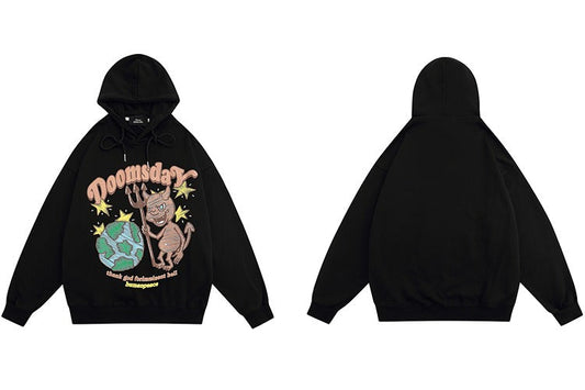 "Ain't No Sunshine" Unisex Men Women Streetwear Graphic Hoodie Daulet Apparel
