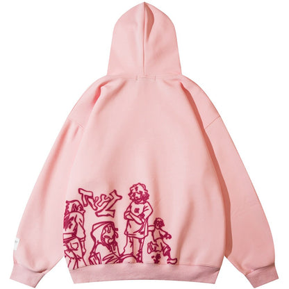 "Tied Down" Unisex Men Women Streetwear Graphic Hoodie - Street King Apparel