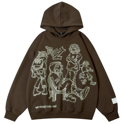 "Tied Down" Unisex Men Women Streetwear Graphic Hoodie - Street King Apparel