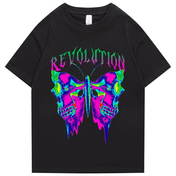 “Revolution" Men Women Streetwear Unisex Graphic T-Shirt - Street King Apparel