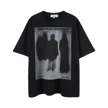 "Dark Shadows" Unisex Men Women Streetwear Graphic T-Shirt - Street King Apparel