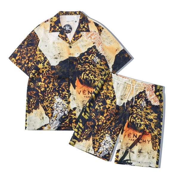 "Tyson" Unisex Men Women Streetwear Graphic Button Up Shirt - Street King Apparel