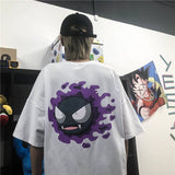 "Purple Ghost" Unisex Men Women Streetwear Graphic T-Shirt - Street King Apparel