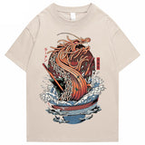 "Kraken" Men Women Streetwear Unisex Graphic T-Shirt - Street King Apparel