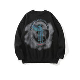 "Angel Beyond" Unisex Men Women Graphic Streetwear Sweater Daulet Apparel