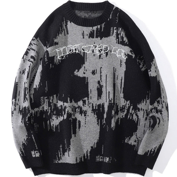 "Foggy Knight" Unisex Men Women Streetwear Graphic Sweater - Street King Apparel
