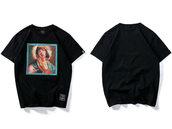 "Mary" Men Women Streetwear Unisex Graphic T-Shirt - Street King Apparel