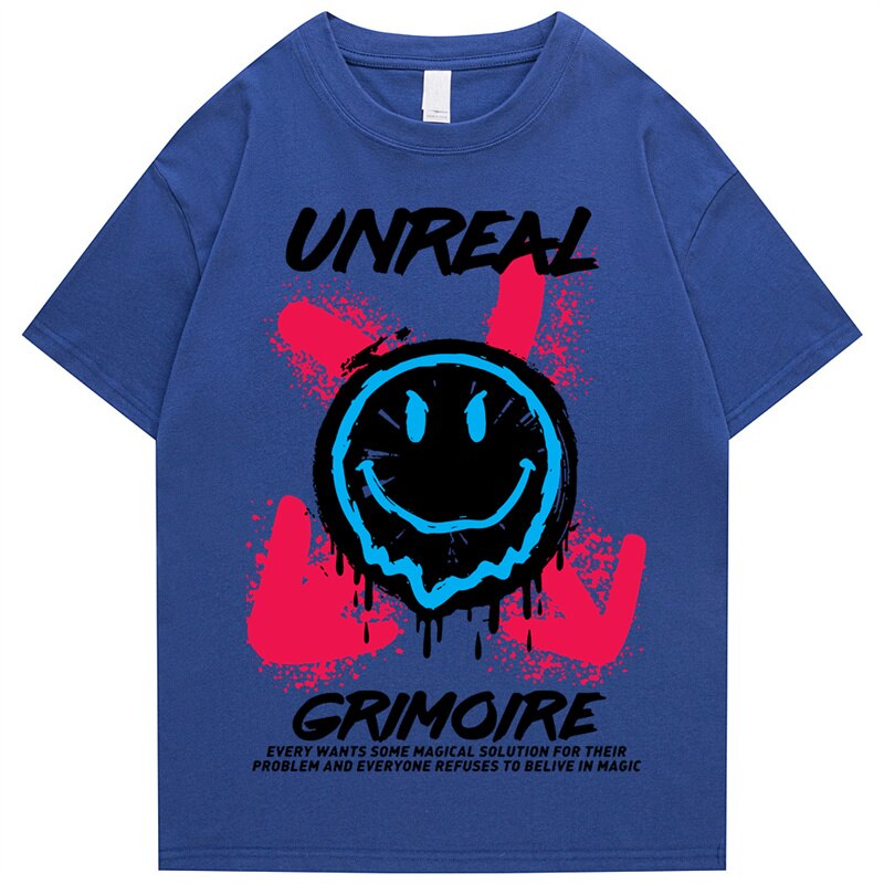 "Unreal" Men Women Streetwear Unisex Graphic T-Shirt - Street King Apparel