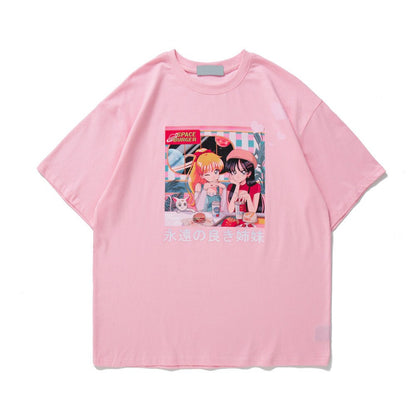 Street King Apparel "Best Friends" Unisex Men Women Streetwear Graphic T-Shirt - Street King Apparel