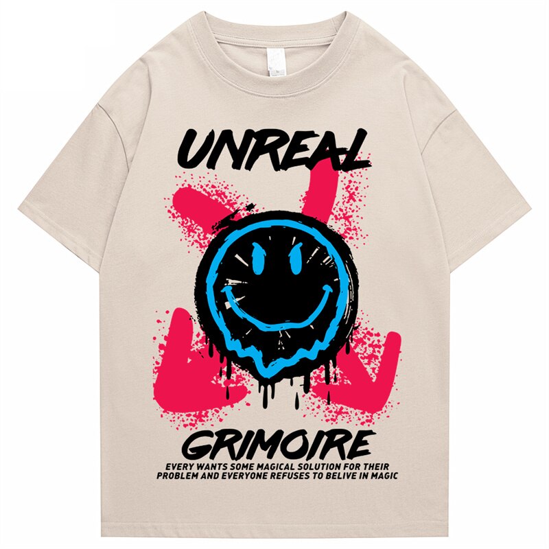 "Unreal" Men Women Streetwear Unisex Graphic T-Shirt - Street King Apparel