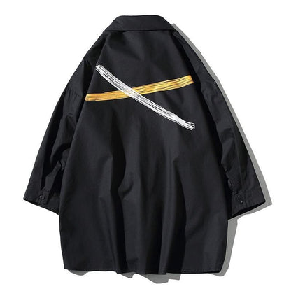 "High Table" Traditional Men Women Streetwear Collared Shirt - Street King Apparel