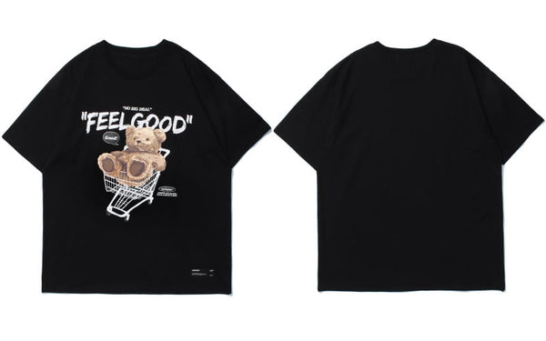 "Feel Good" Men Women Streetwear Unisex Graphic T-Shirt - Street King Apparel