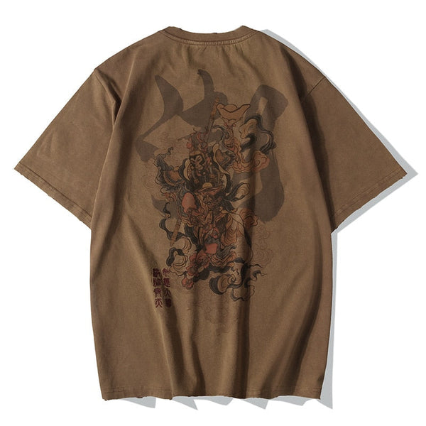 "Monkey King" Unisex Men Women Streetwear Graphic T-Shirt - Street King Apparel