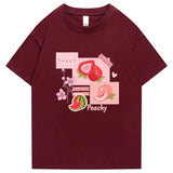 "Peachy" Men Women Streetwear Unisex Graphic T-Shirt - Street King Apparel