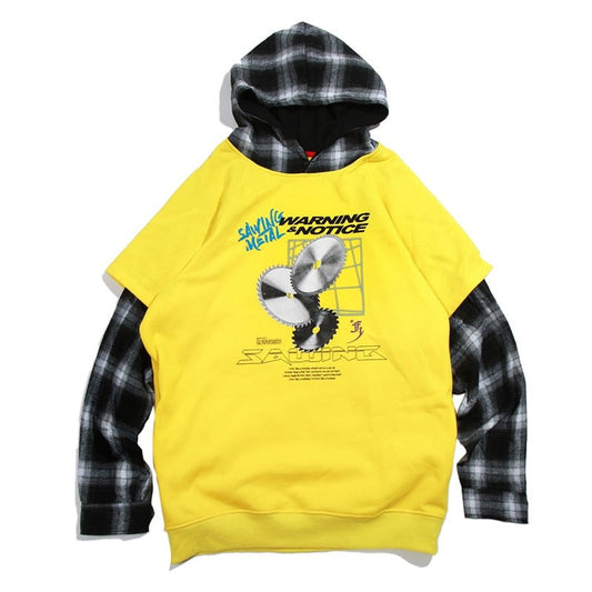 "2 Piece" Men Women Streetwear Unisex Graphic Hoodie Daulet Apparel