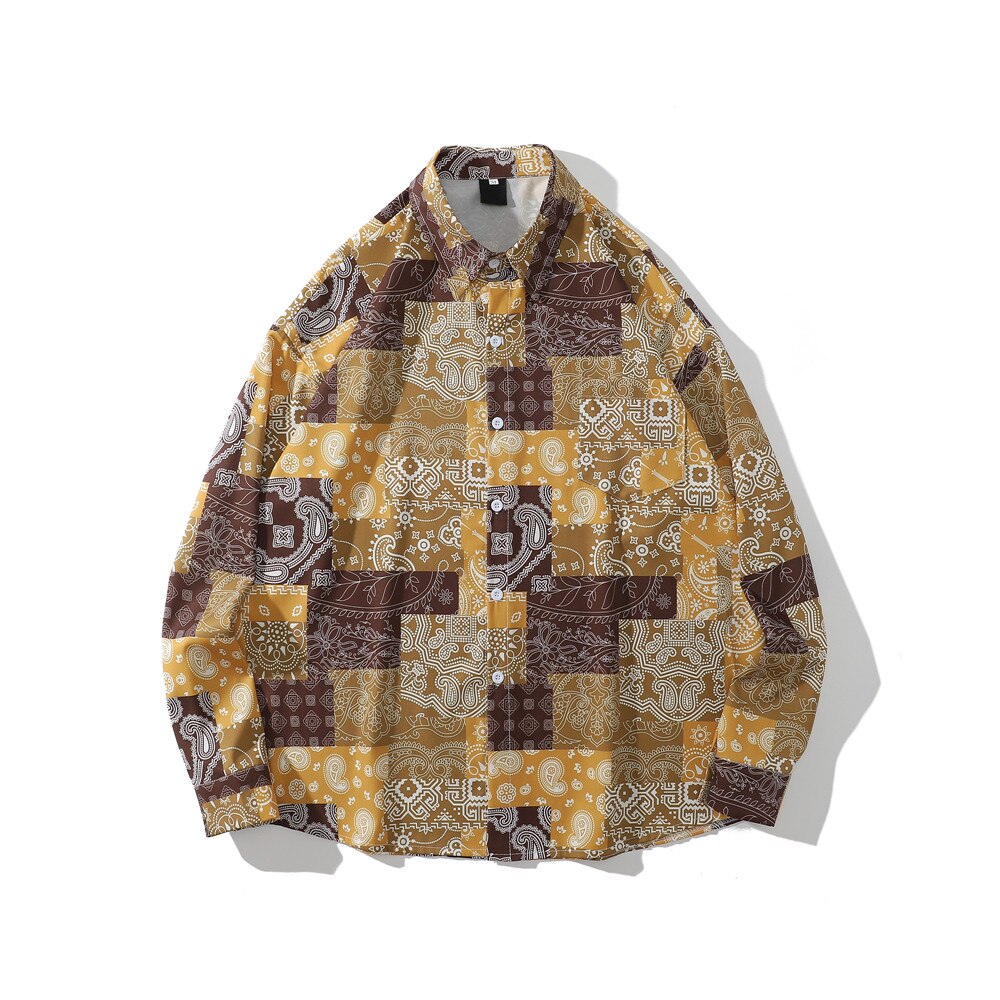 "Purple Legacy" Unisex Men Women Streetwear Graphic Button Shirt - Street King Apparel