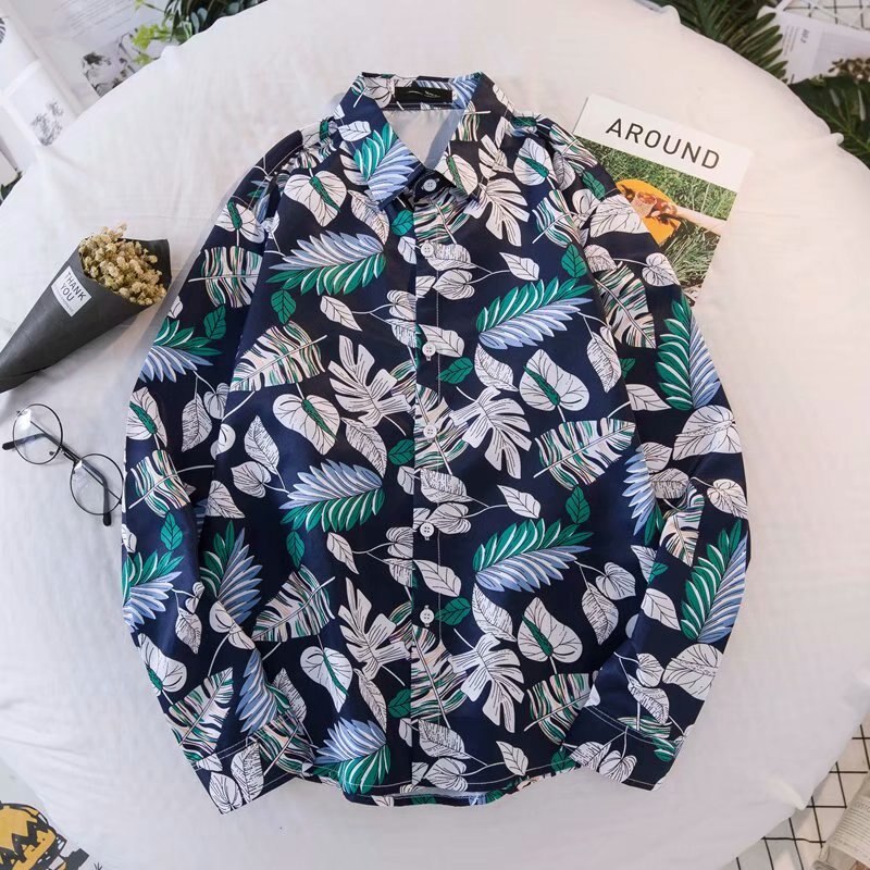 "Hono" Unisex Men Women Streetwear Graphic Button Up Shirt - Street King Apparel
