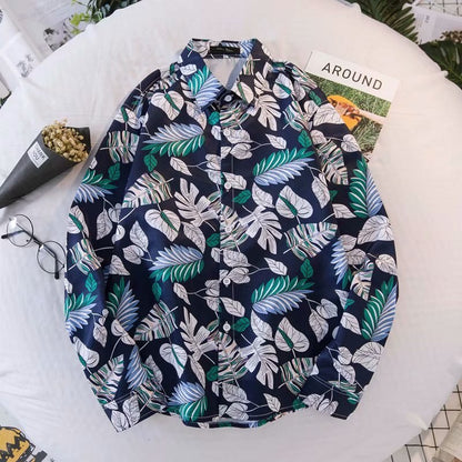 "Hono" Unisex Men Women Streetwear Graphic Button Up Shirt - Street King Apparel