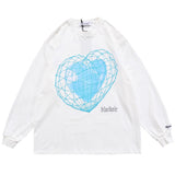 "3D Heart" Men Women Unisex Streetwear Sweater Daulet Apparel