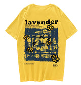 "Lavender” Men Women Streetwear Unisex Graphic T-Shirt - Street King Apparel