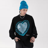 "3D Heart" Men Women Unisex Streetwear Sweater Daulet Apparel