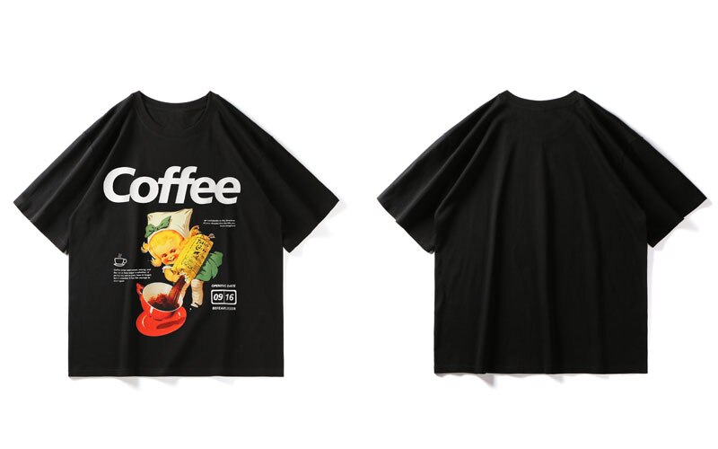 Street King Apparel "Coffee Break" Unisex Men Women Streetwear Graphic T-Shirt - Street King Apparel