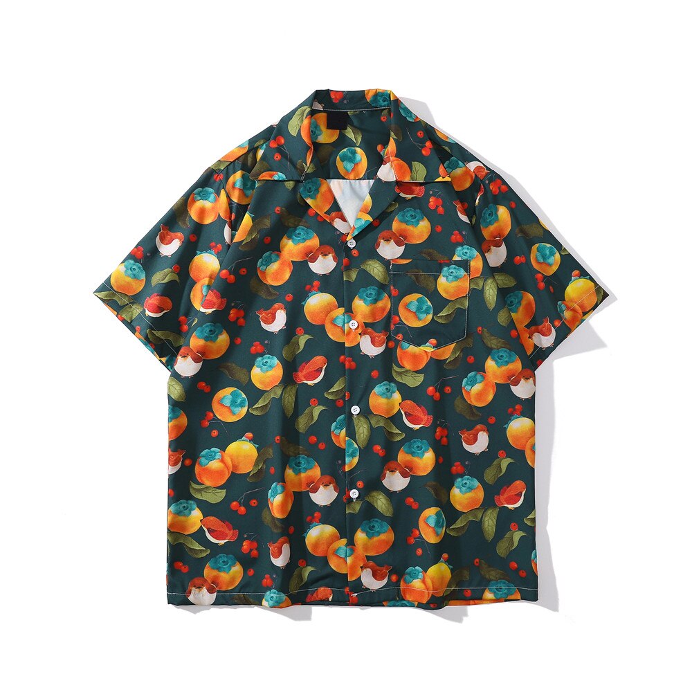 "Mixed Emotions" Unisex Men Women Streetwear Graphic Button Shirt - Street King Apparel