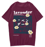 "Lavender” Men Women Streetwear Unisex Graphic T-Shirt - Street King Apparel