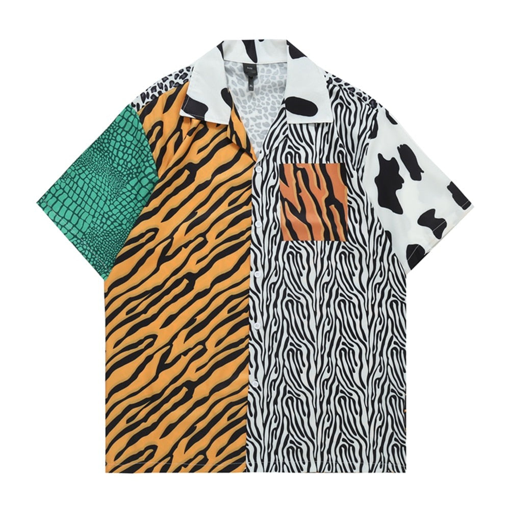 "Many Men" Unisex Men Women Streetwear Button Shirt - Street King Apparel