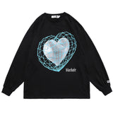 "3D Heart" Men Women Unisex Streetwear Sweater Daulet Apparel