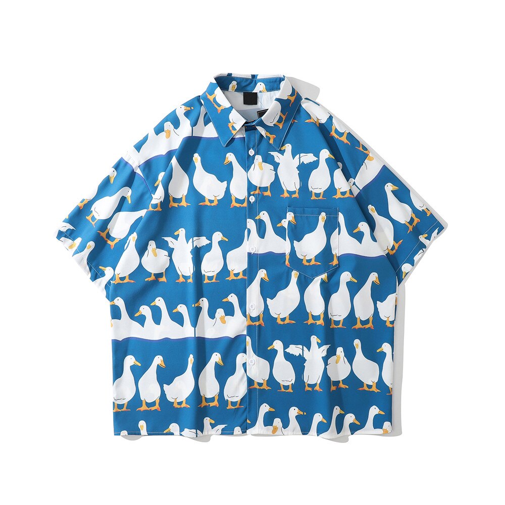 "Family Love" Unisex Men Women Streetwear Button Shirt - Street King Apparel