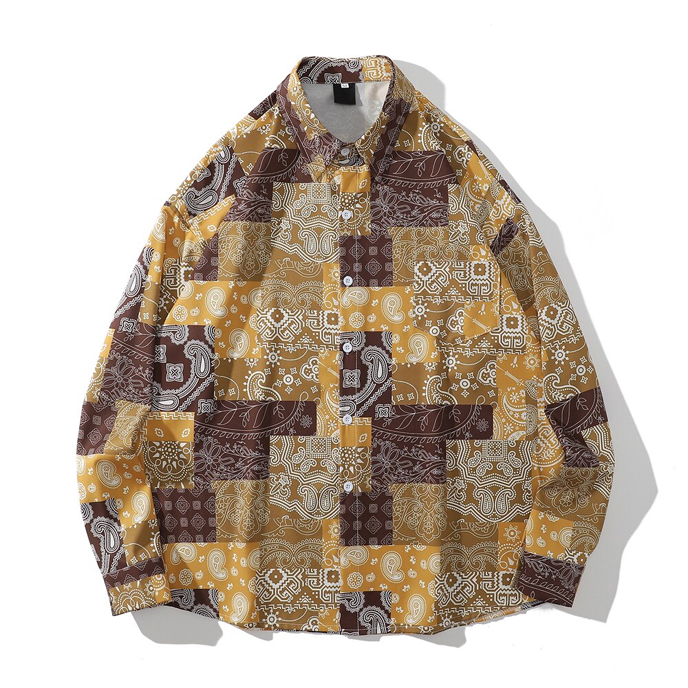 "Purple Legacy" Unisex Men Women Streetwear Graphic Button Shirt - Street King Apparel