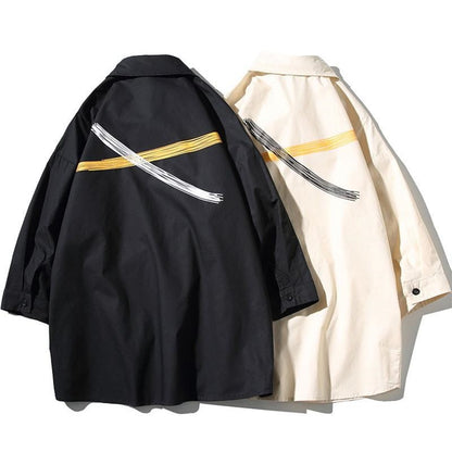 "High Table" Traditional Men Women Streetwear Collared Shirt - Street King Apparel