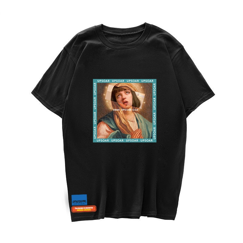 "Mary" Men Women Streetwear Unisex Graphic T-Shirt - Street King Apparel