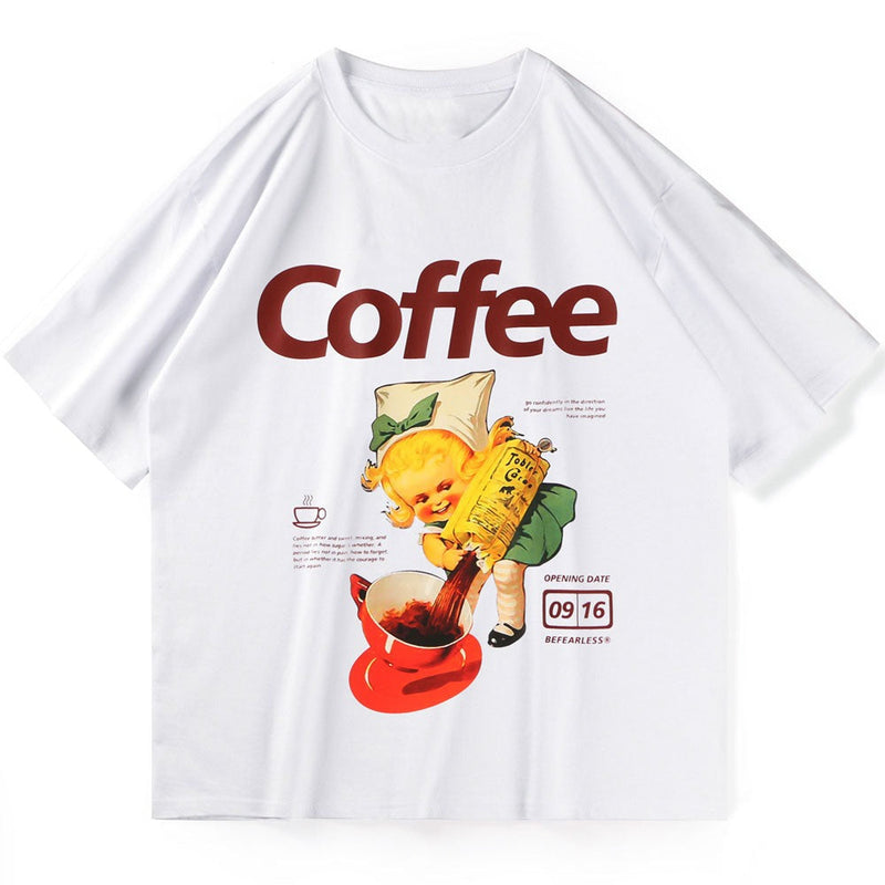 Street King Apparel "Coffee Break" Unisex Men Women Streetwear Graphic T-Shirt - Street King Apparel