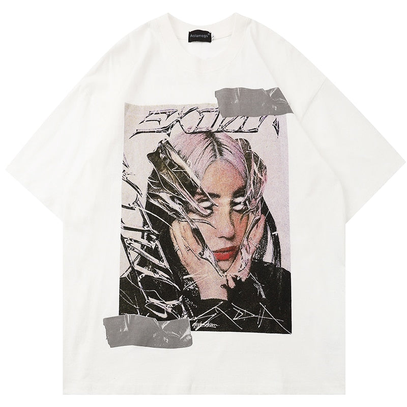 "Illustration" Unisex Men Women Streetwear Graphic T-Shirt - Street King Apparel