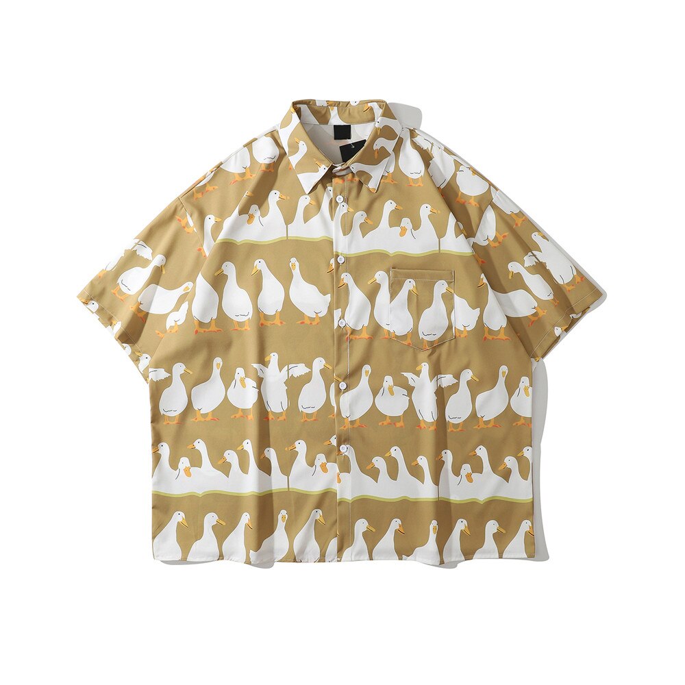 "Family Love" Unisex Men Women Streetwear Button Shirt - Street King Apparel