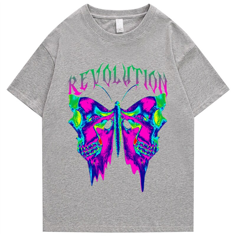 “Revolution" Men Women Streetwear Unisex Graphic T-Shirt - Street King Apparel