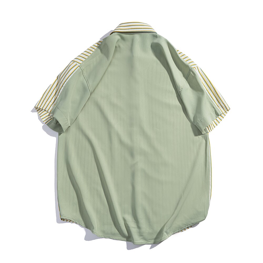 "Preppy" Unisex Men Women Streetwear Graphic Button Shirt - Street King Apparel