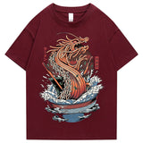 "Kraken" Men Women Streetwear Unisex Graphic T-Shirt - Street King Apparel