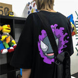 "Purple Ghost" Unisex Men Women Streetwear Graphic T-Shirt - Street King Apparel