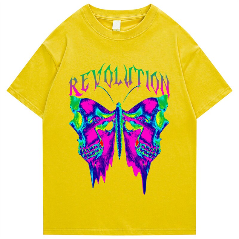 “Revolution" Men Women Streetwear Unisex Graphic T-Shirt - Street King Apparel