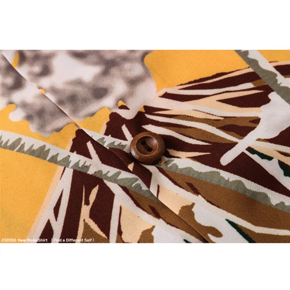 "Hawaii" Unisex Men Women Streetwear Button Up Shirt - Street King Apparel