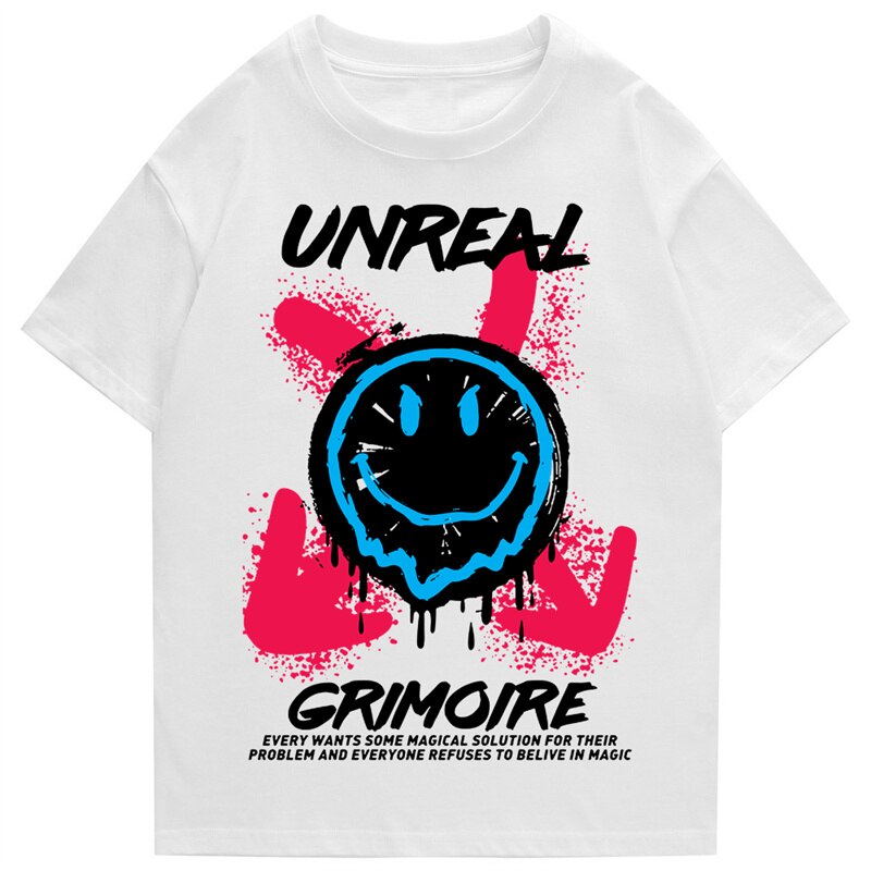 "Unreal" Men Women Streetwear Unisex Graphic T-Shirt - Street King Apparel