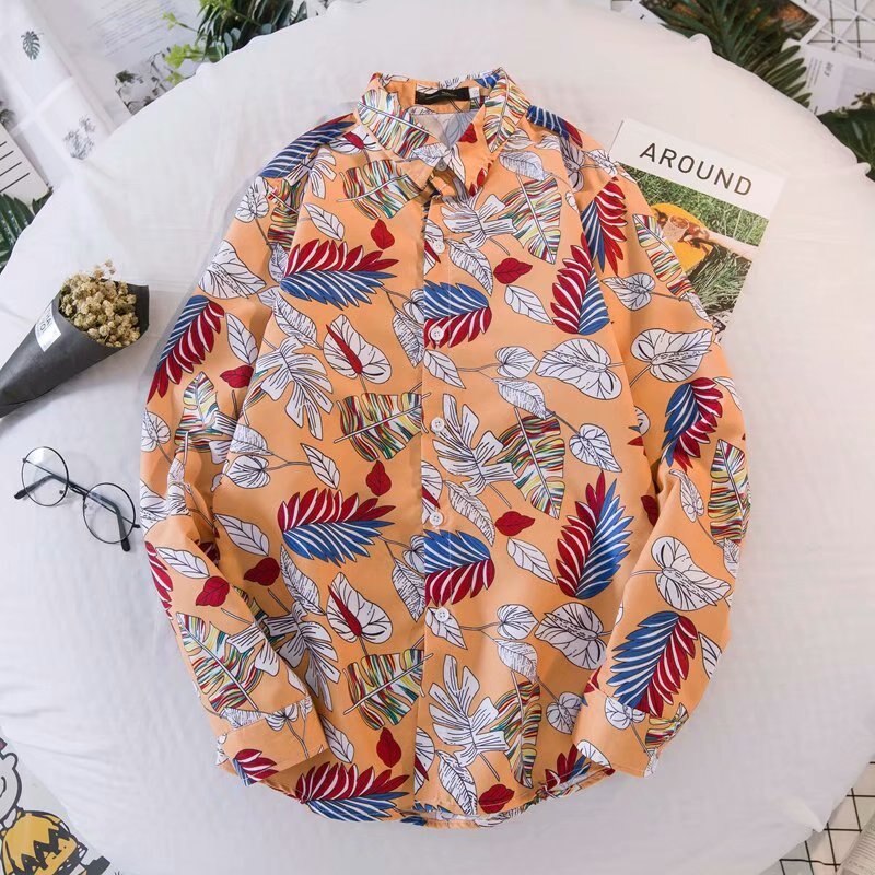"Hono" Unisex Men Women Streetwear Graphic Button Up Shirt - Street King Apparel