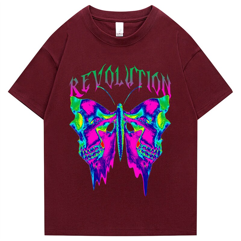 “Revolution" Men Women Streetwear Unisex Graphic T-Shirt - Street King Apparel