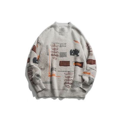 "Missing Dots" Unisex Men Women Streetwear Graphic Sweater - Street King Apparel