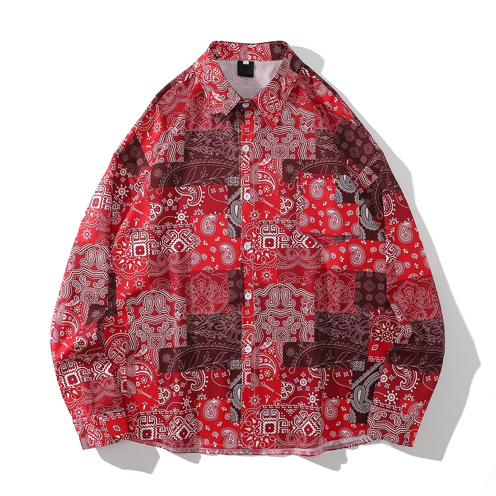 "Purple Legacy" Unisex Men Women Streetwear Graphic Button Shirt - Street King Apparel